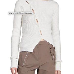 Jacquemus Asymmetric Ribbed Cardigan